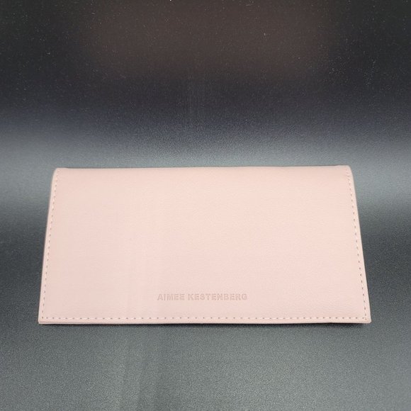 Aimee Kestenberg Wallet Pink Snap Closure Clutch - Picture 1 of 3